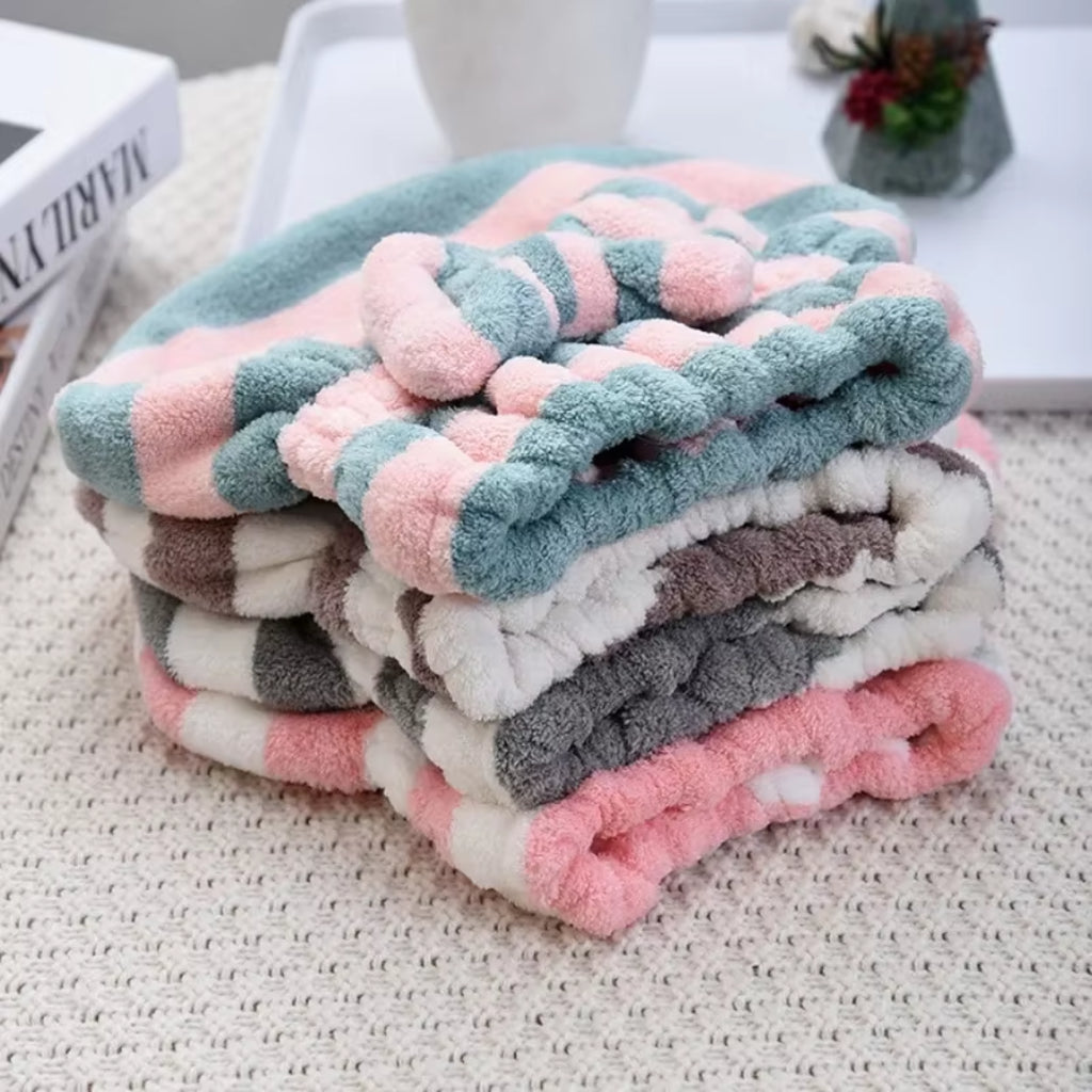 Touca de Banho Essency™ - Ultra Absorvente para Secagem Rápida!