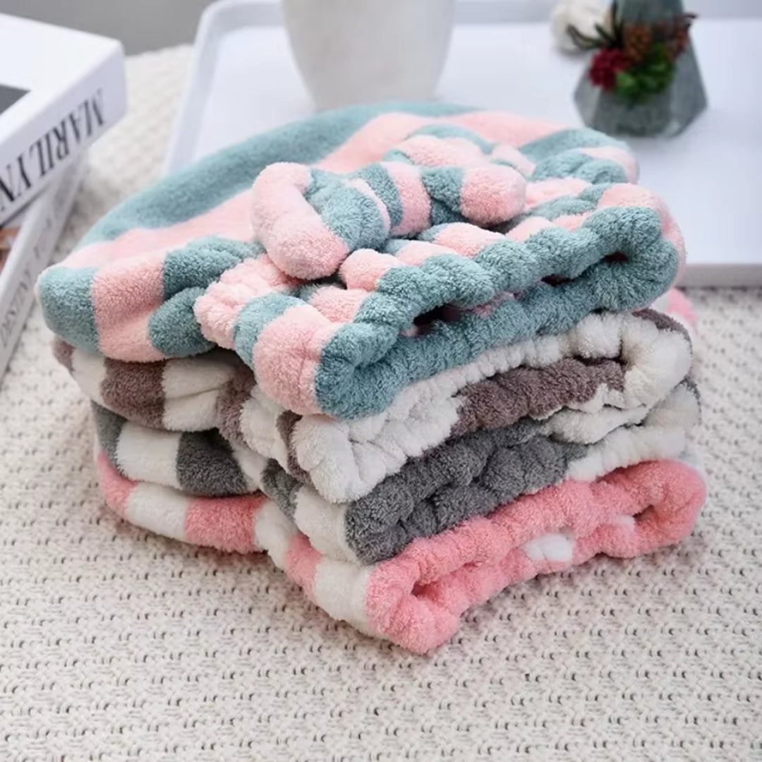 Touca de Banho Essency™ - Ultra Absorvente para Secagem Rápida!