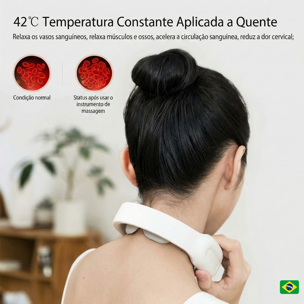 CerviFlex Essency® – Massageador Cervical Inteligente de Alta Performance