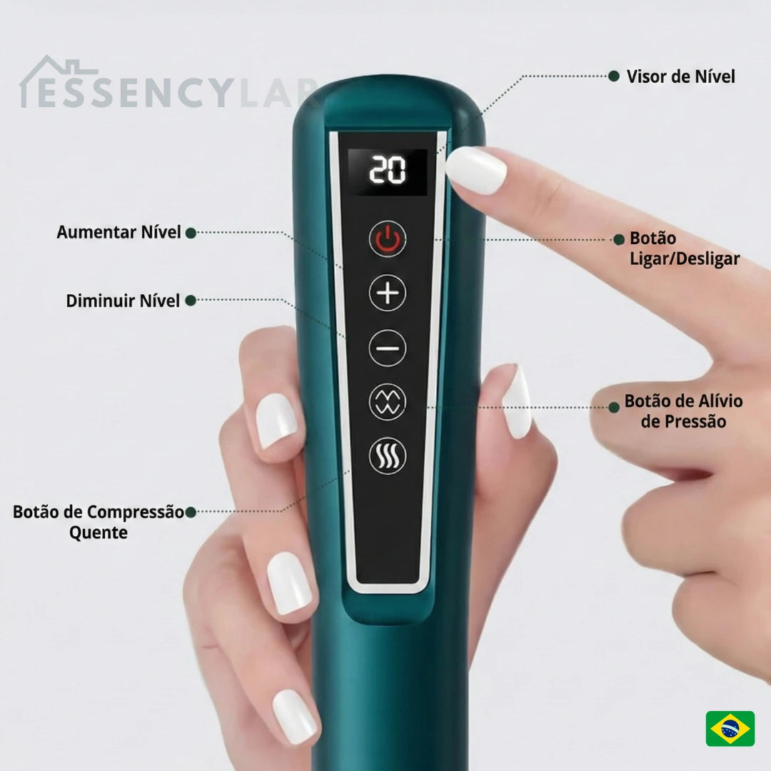 Massageador MaxConfort™  - Anticelulite e Ação Térmica!