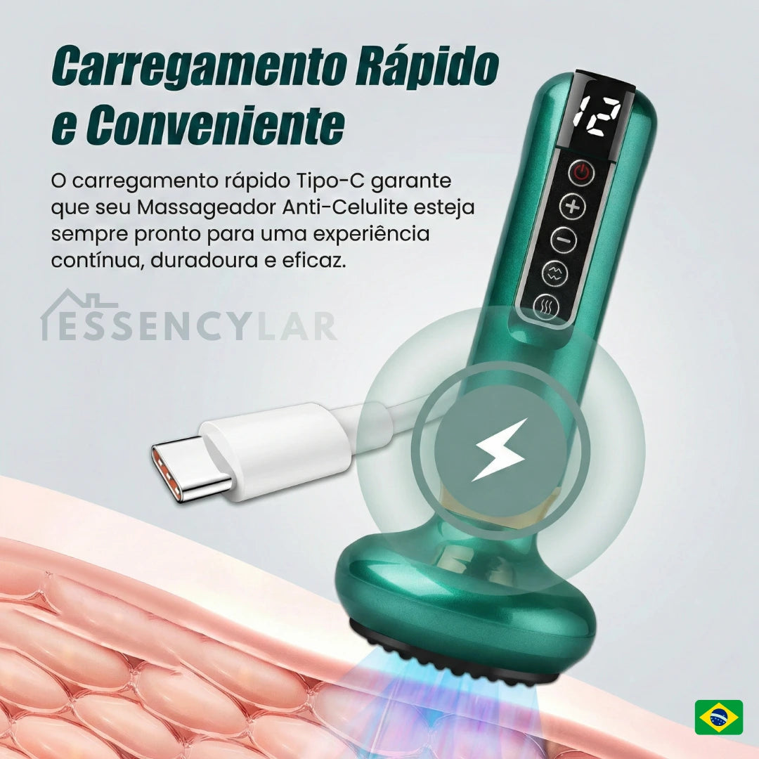 Massageador MaxConfort™  - Anticelulite e Ação Térmica!