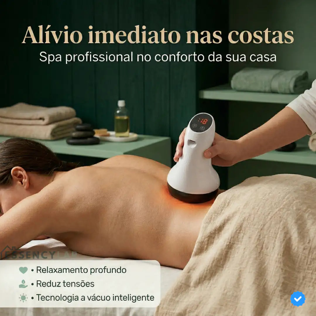 EssencyVac™ - Reduza Flacidez e Ative a Circulação com Tecnologia de Sucção Inteligente