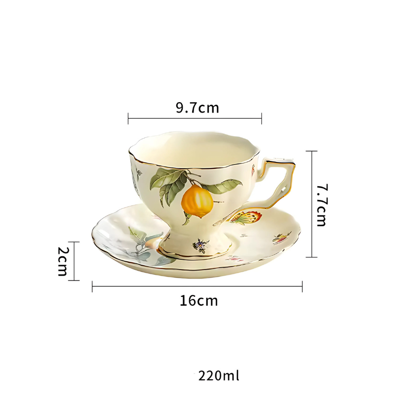 PorcelaElegance Essency® – Conjunto Premium de Chá e Café com Bule