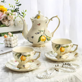 PorcelaElegance Essency® – Conjunto Premium de Chá e Café com Bule
