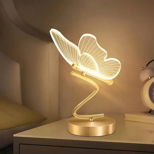 ButterflyGlow Essency® – Abajur Luminária de Mesa com Luz Decorativa